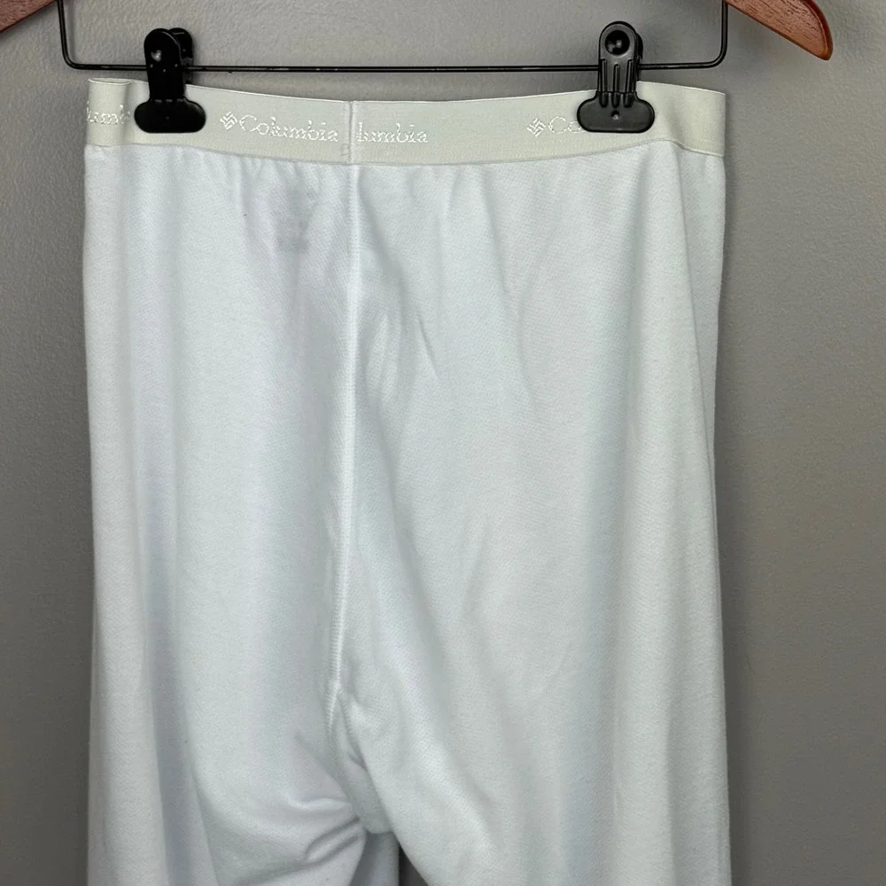 Columbia Sportswear Omni-Dry Thermal Pants Men's XL White Base‎ Layer Long Johns